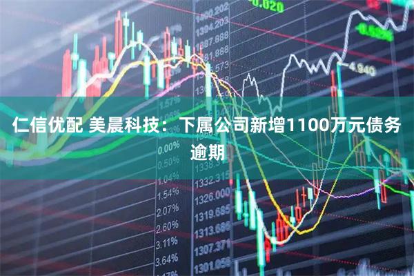仁信优配 美晨科技：下属公司新增1100万元债务逾期