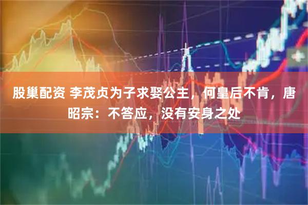 股巢配资 李茂贞为子求娶公主，何皇后不肯，唐昭宗：不答应，没有安身之处